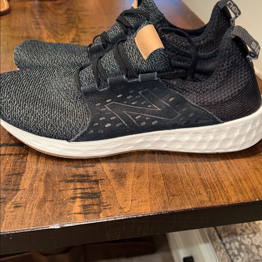 New Balance Blue and Tan Sneakers - Picture 3 of 7
